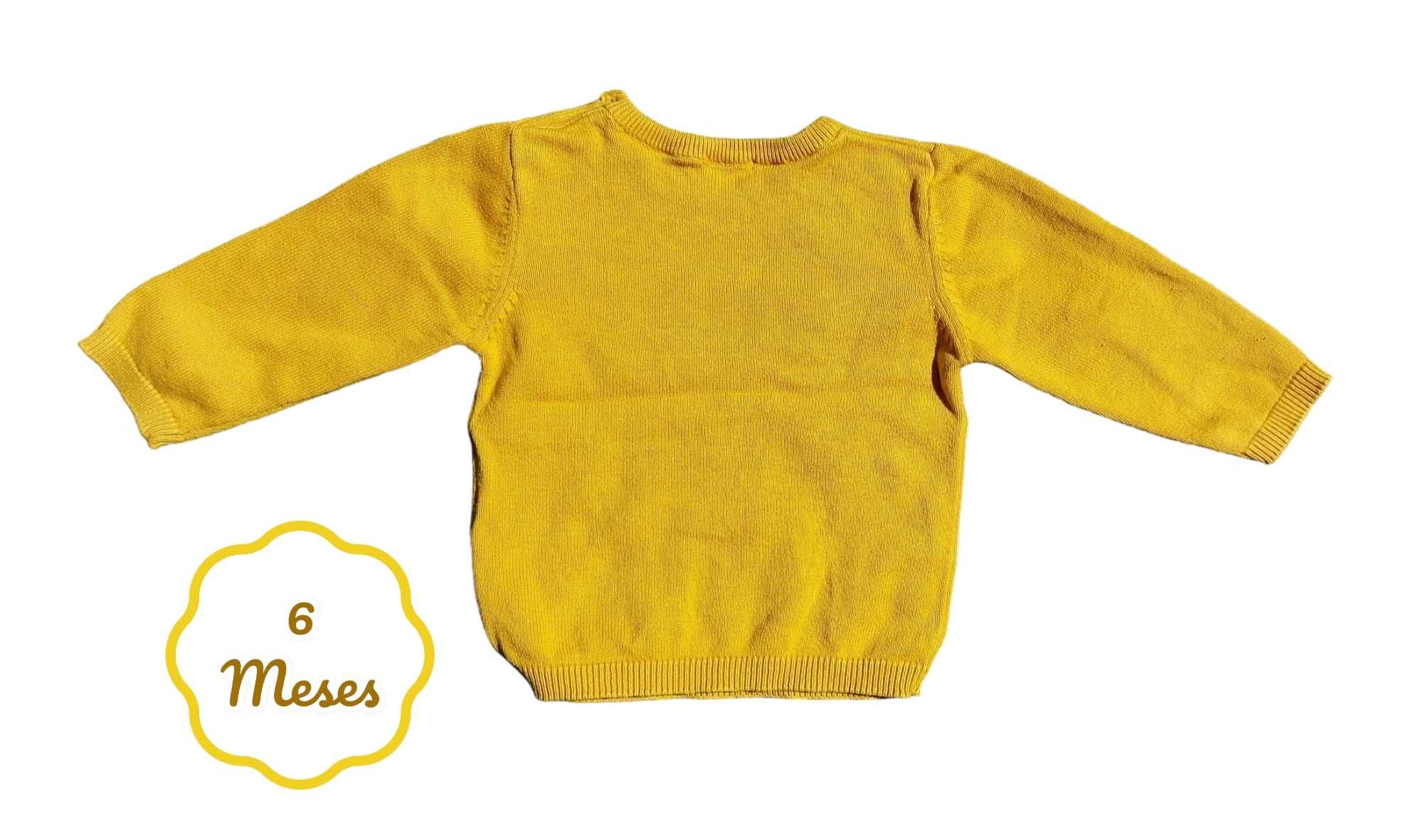 Camisola Amarelo Torrado Kiabi 6 meses