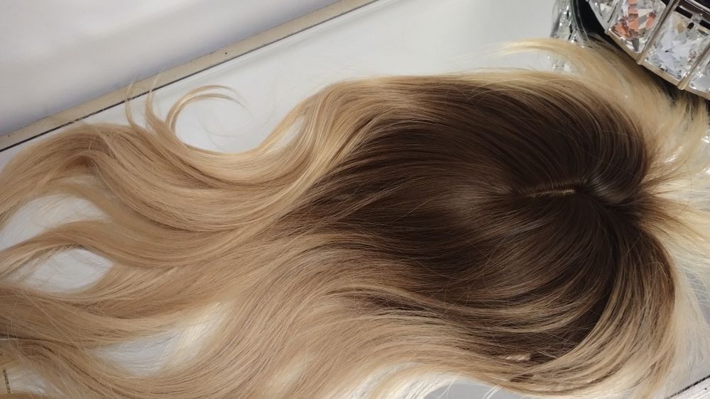 Włosy Toper ombre blond