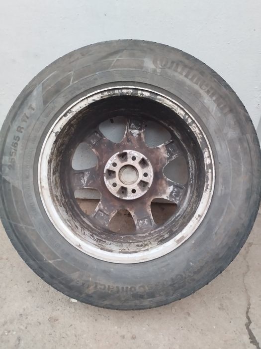 Диски мерседес мл в163..17е с отличной летней резиной