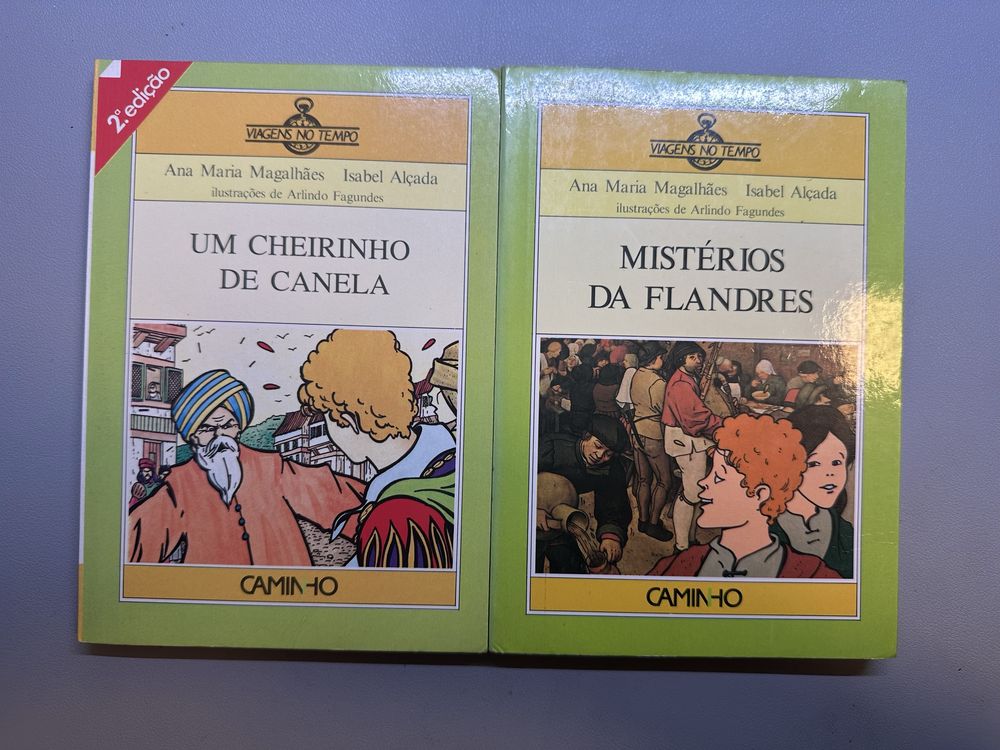 Livros Coleção 4 Gémeos, Viagens no Tempo, Asa Delta, 1001 Dectectives