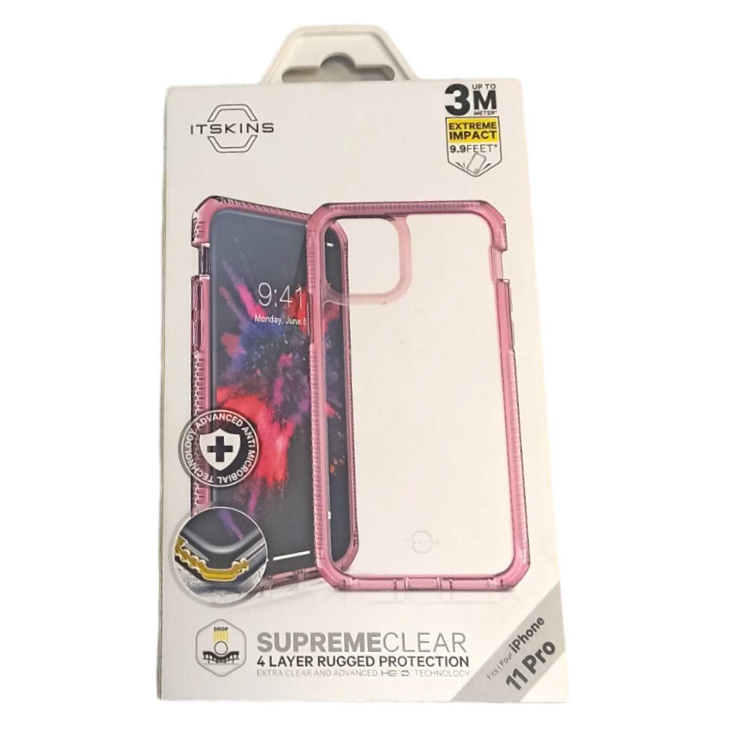 Etui Plecki Itskins do Apple iPhone 11 różowy