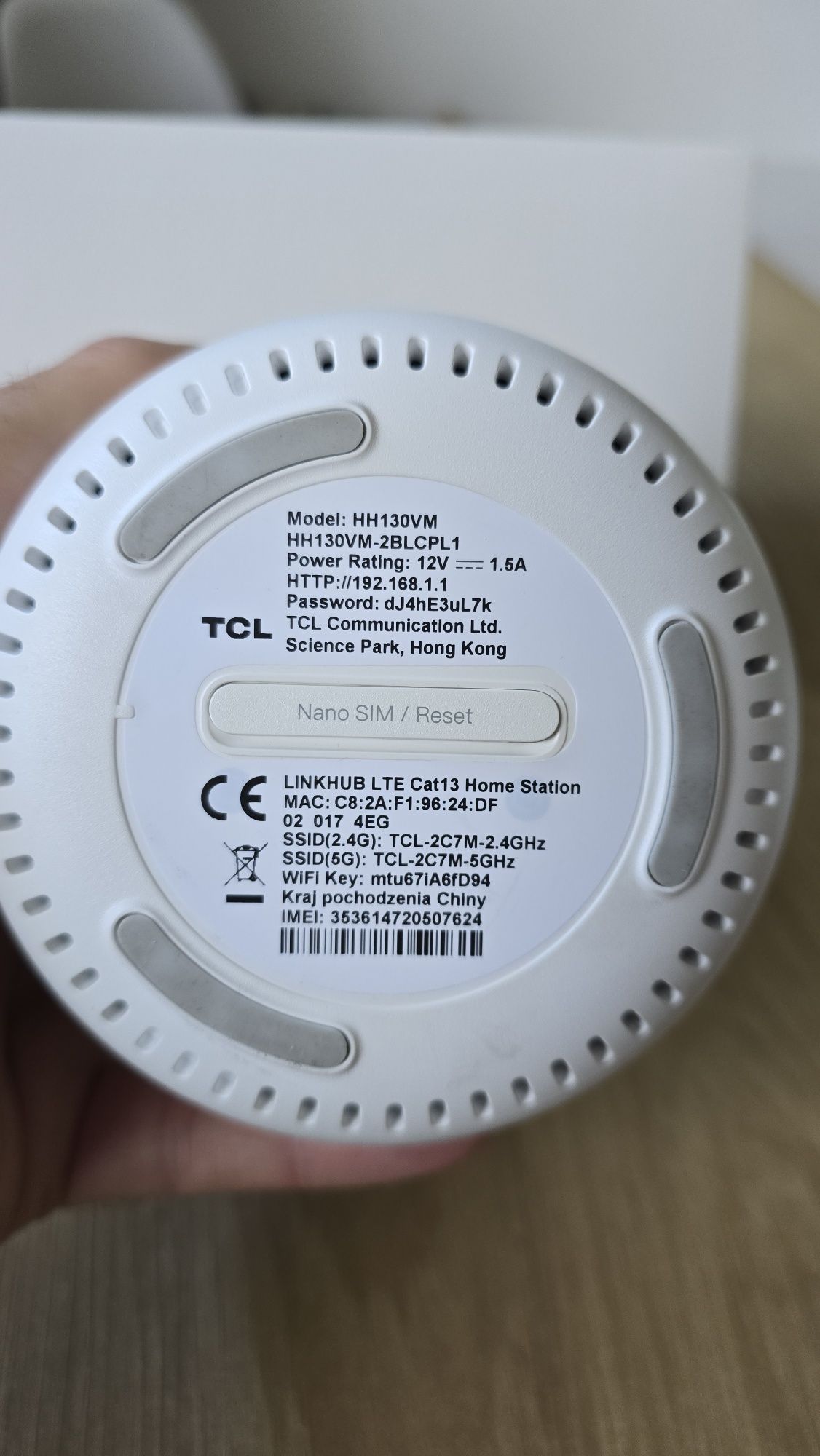 Router TCL LinkHub LTE Cat13