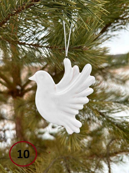 Керамічні пташки, серця, янголи — подарунок на свята