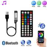 Kontroler taśmy RGB 5V z mikrofonem bluetooth i pilotem