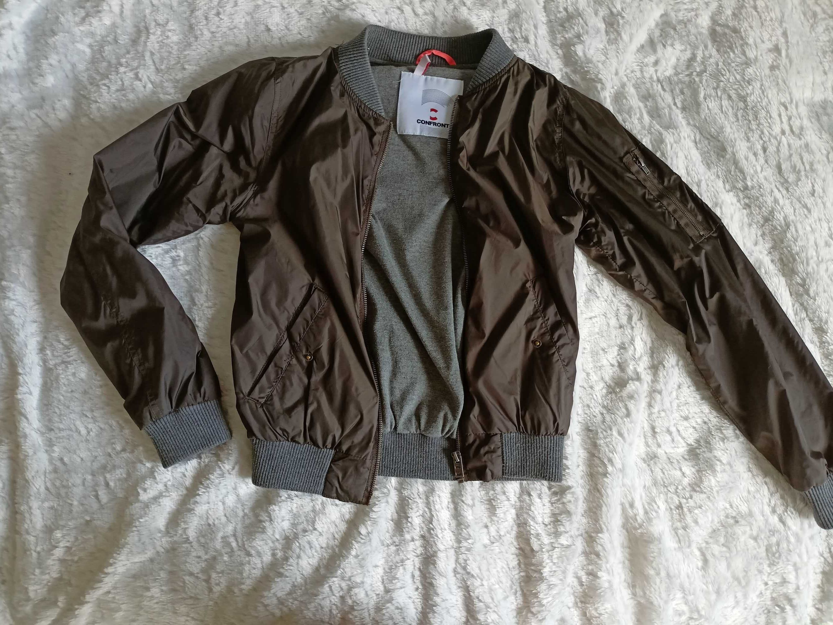 damski bomber khaki rozmiar XS