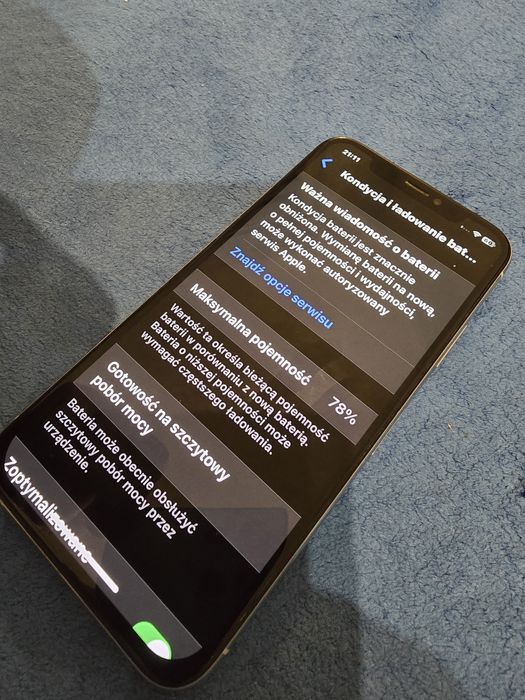 Iphone xs 256gb biały