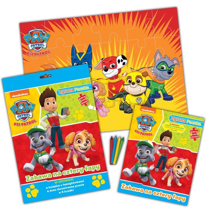 Zabawa Na Cztery Łapy. Psi Patrol. Zgrana Paczka Media Service Zawada