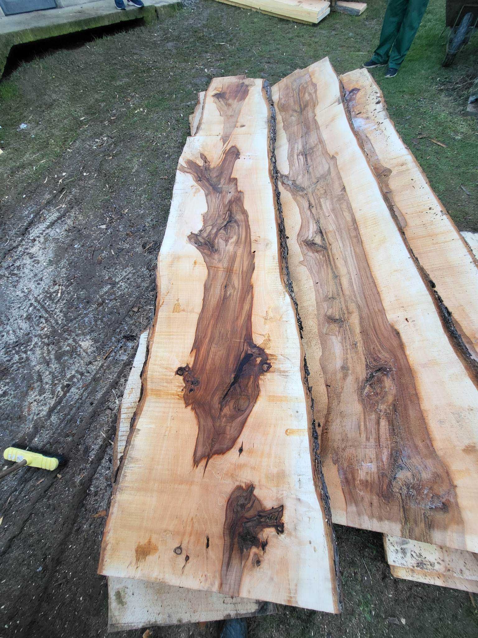 Deski Kasztan drewno 7 cm