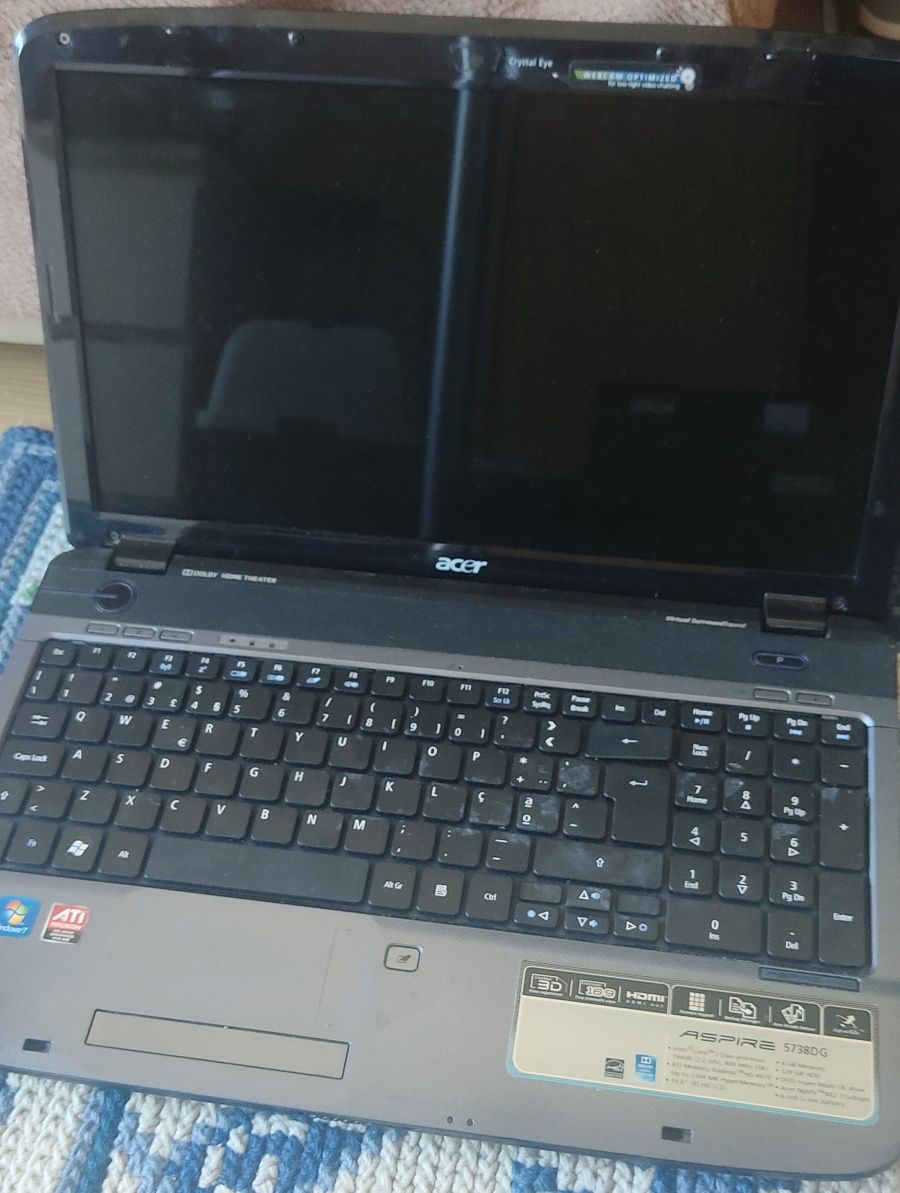 Portátil Acer 5738DG para peças