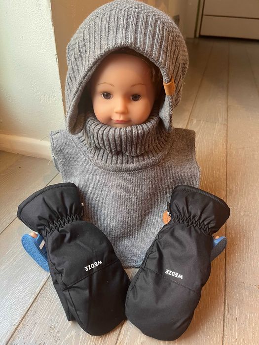 Zestaw czapka, komin, rękawiczki dziecięce