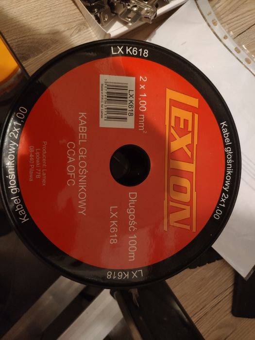 Przewód,kabel głośnikowy 2x1 mm