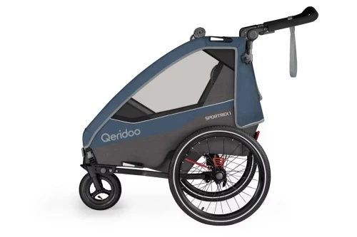 Qeridoo Sportrex 1 Jeans Blue wózek spacerowy przyczepka rowerowa poje