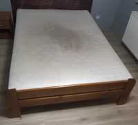 Łóżko małżeńskie 140x200 cm + materac PILNE