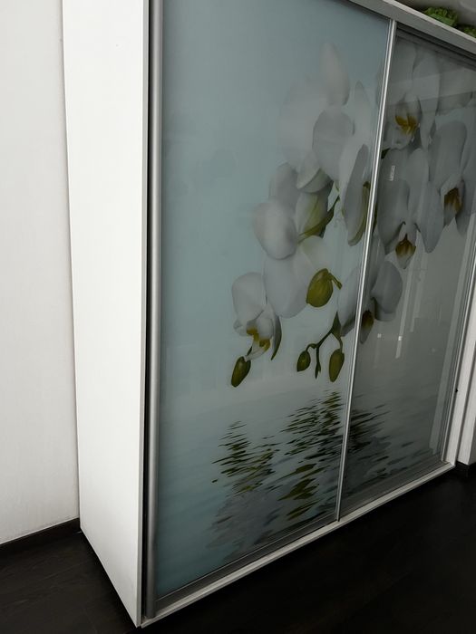 Продам шафу-купе б/у із орхідеями