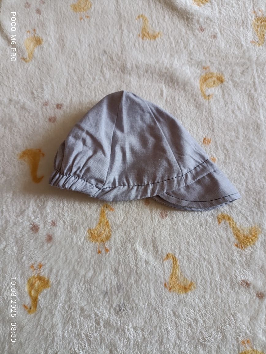 Czapeczka kaszkiet szara idealna do garniturka