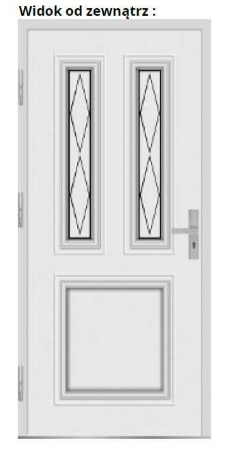 Drzwi Martom ARCTIC ALU 72 mm, od ręki (na magazynie) model Klasyczny