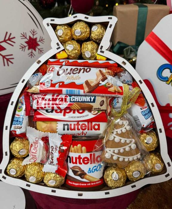 Солодкий бокс, Новорічний подарунок, Сладкий подарок девушке