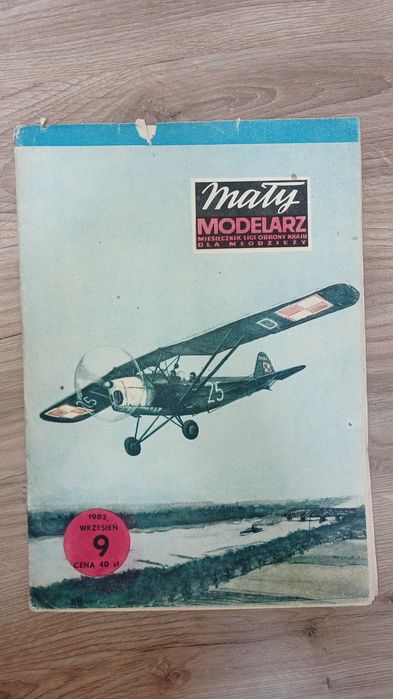 Mały modelarz samolot