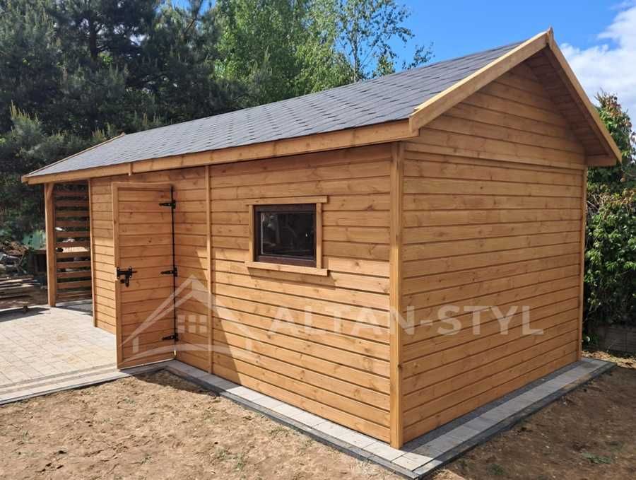 Domek narzędziowy ERNEST z tarasem 7x3(domek 5x3+2x3 taras) PRODUCENT