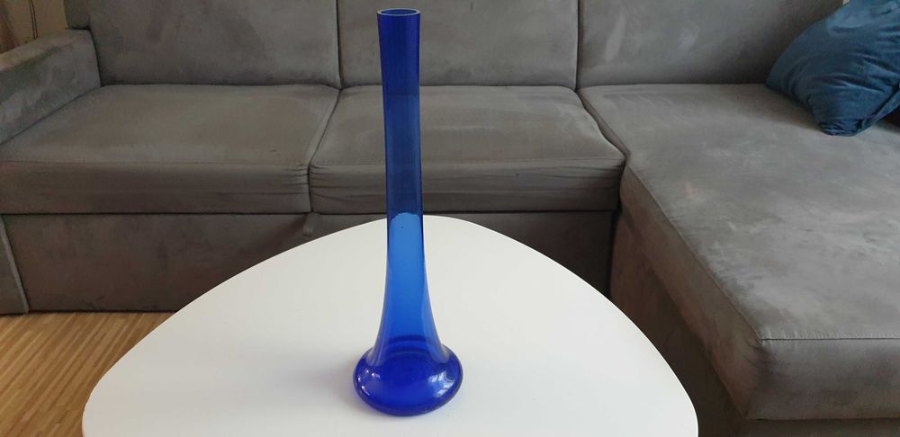 Starocie z Gdyni - Szkło kolorowe - wazon 50cm