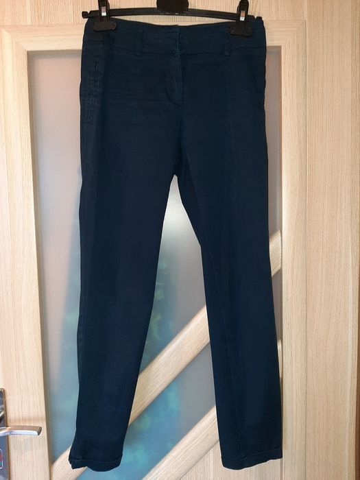 Spodnie granatowe ZARA