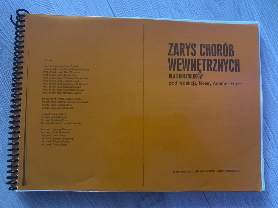 Zarys chorób wewnętrznych - Adamek-Guzik (Dla Stomatologów)