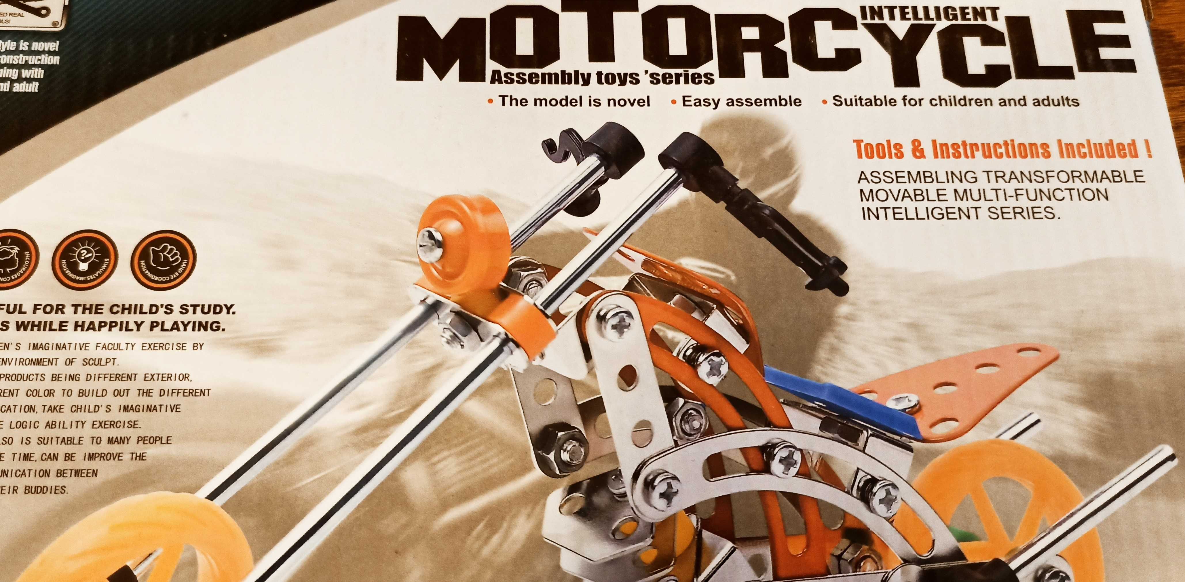 Motocykl-99 elementów - Klocki Konstrukcyjne Mega Creative 440952 Nowe