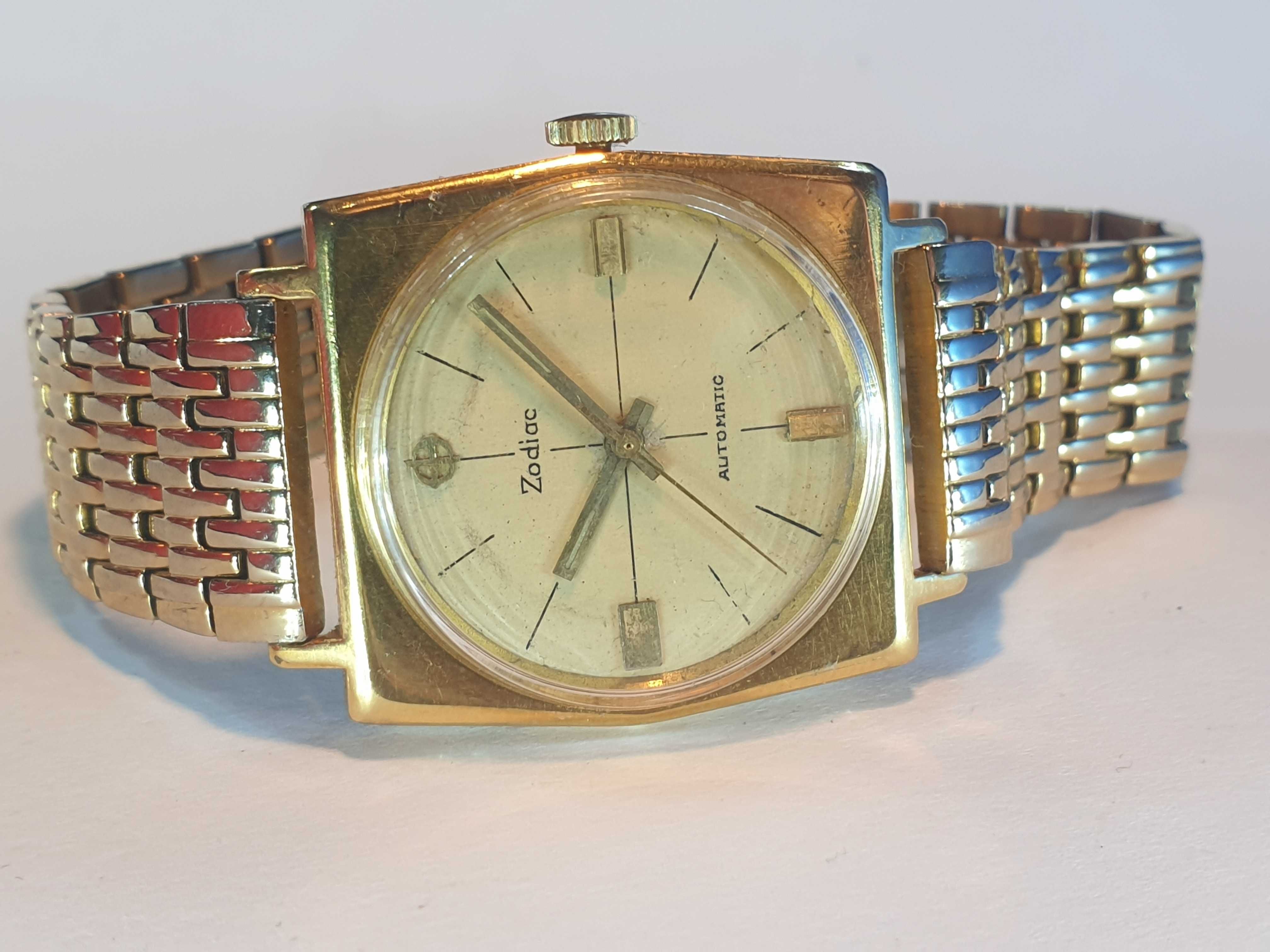 ZODIAC Automatic oryginalny szwajcarski zegarek vintage