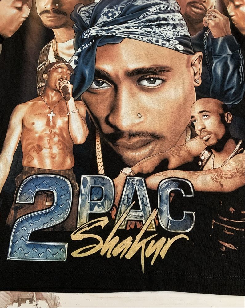 Koszulka Męska 2Pac Tupac Shakur Rock Tees S Rap Hip Hop Unikat Nowa !