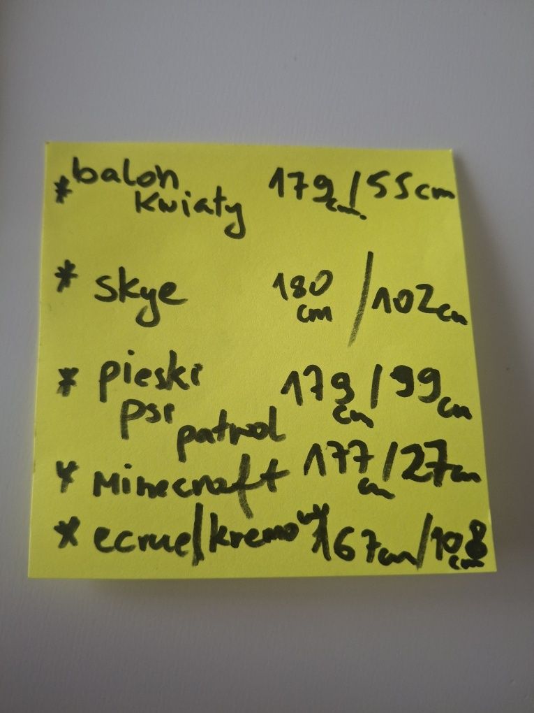 Materiały większość dresówka pętelka