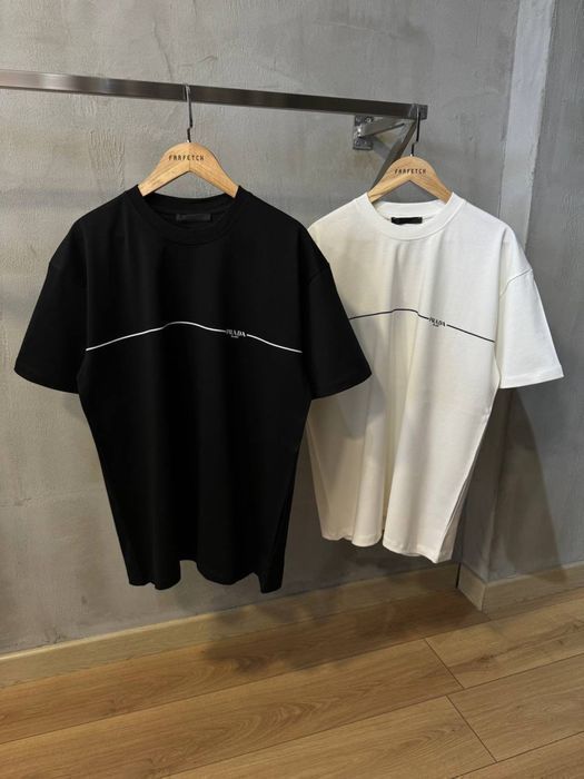 Loro Piana футболка мужская брендовая синяя оригинал
