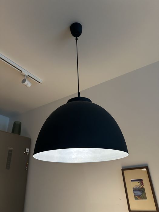 Lampa sufitowa granatowa