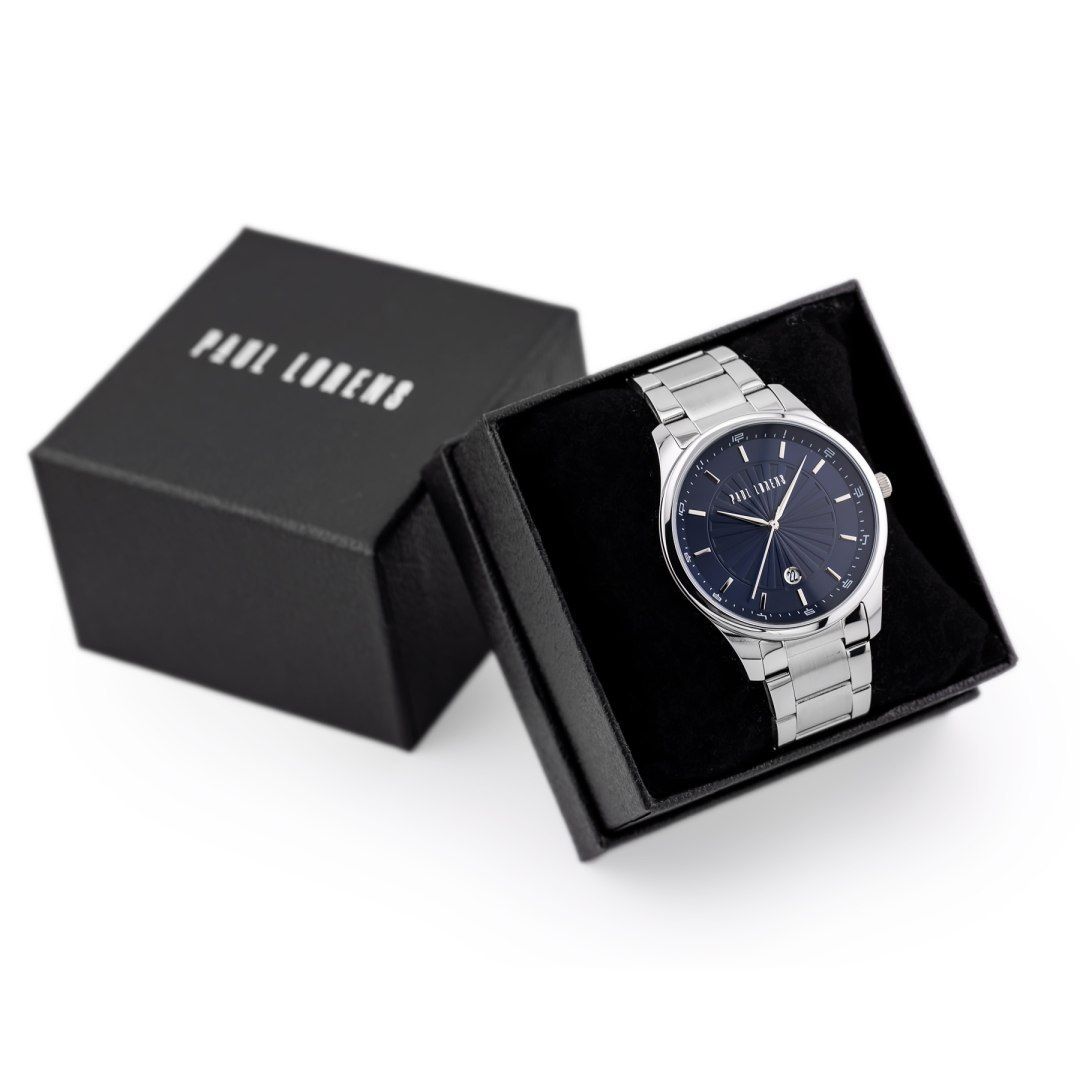 zegarek męski paul lorens - pl12156b2-6c1 (zg357b) + box
