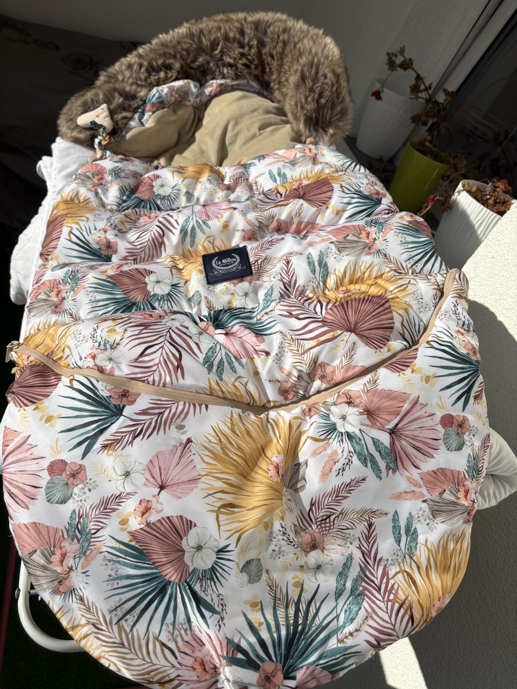 La Millou zimowy śpiworek Boho Palms stan idealny