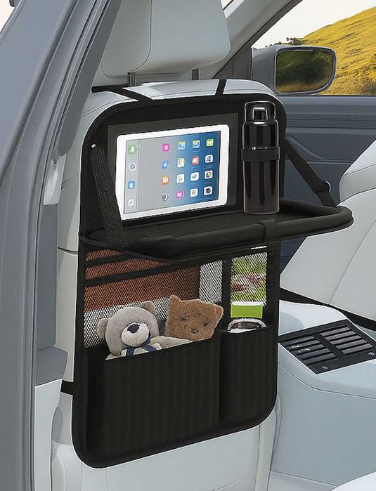 Osprzęt turystyczny Organizer Na Fotel Samochodowy Stolik Składany