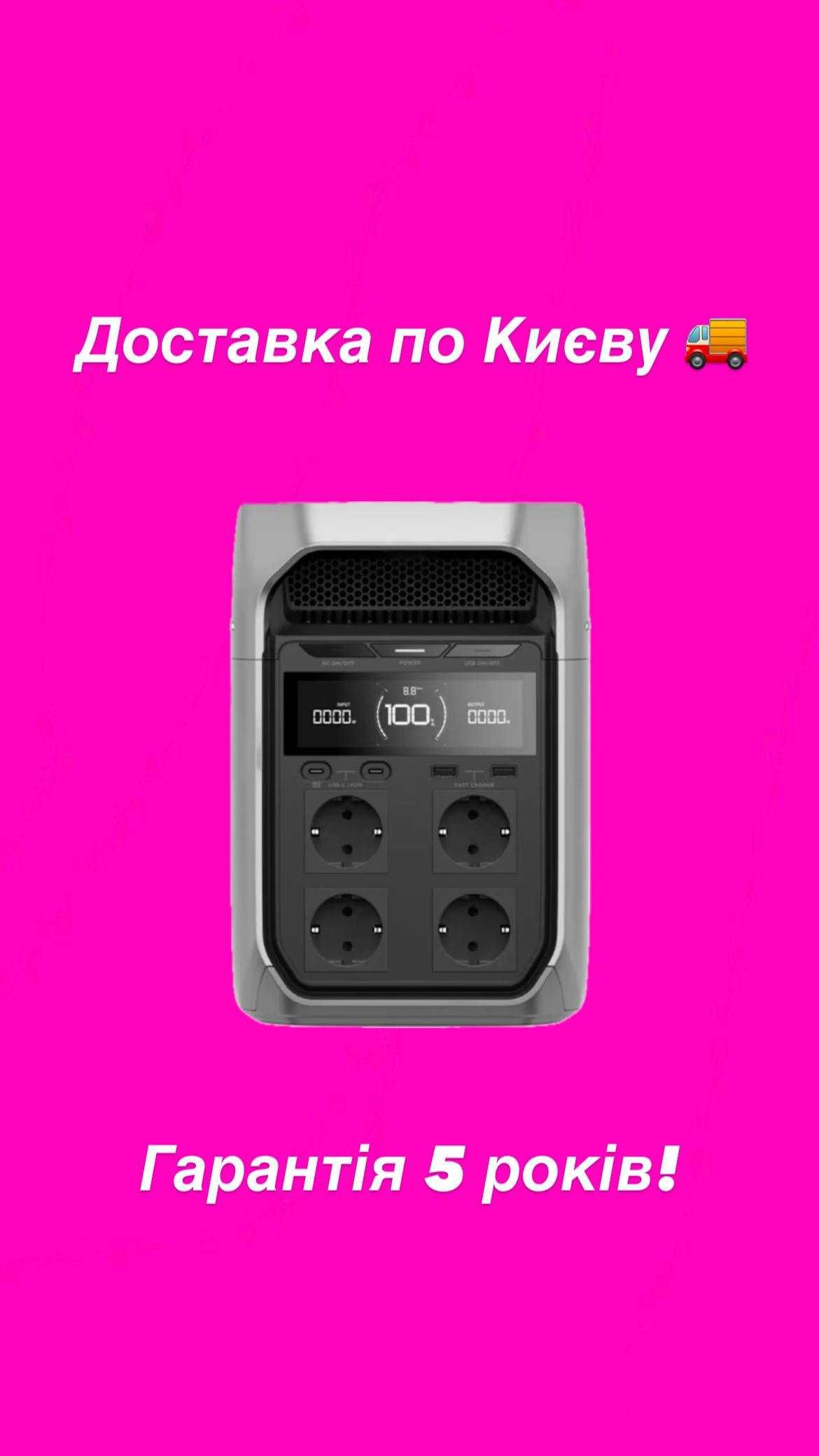 Зарядна станція EcoFlow DELTA 3 Plus EU (європейські розетки!)