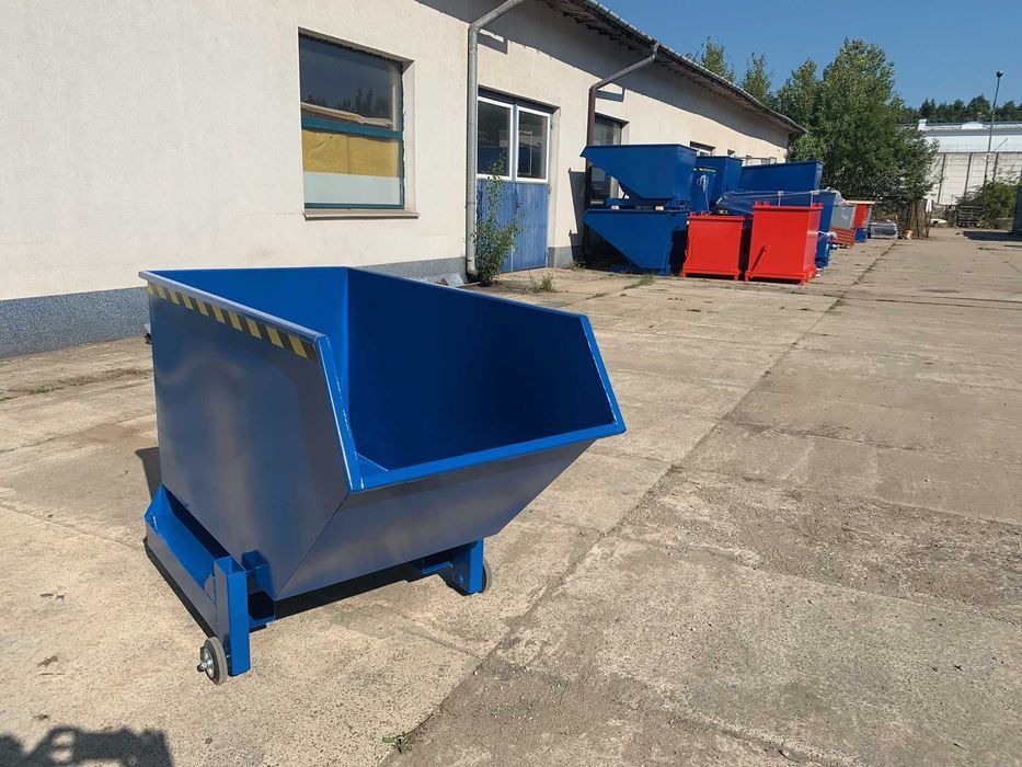 Mała Samowyładowcza Koleba Na Kołach PMMC 600L.KONTENER