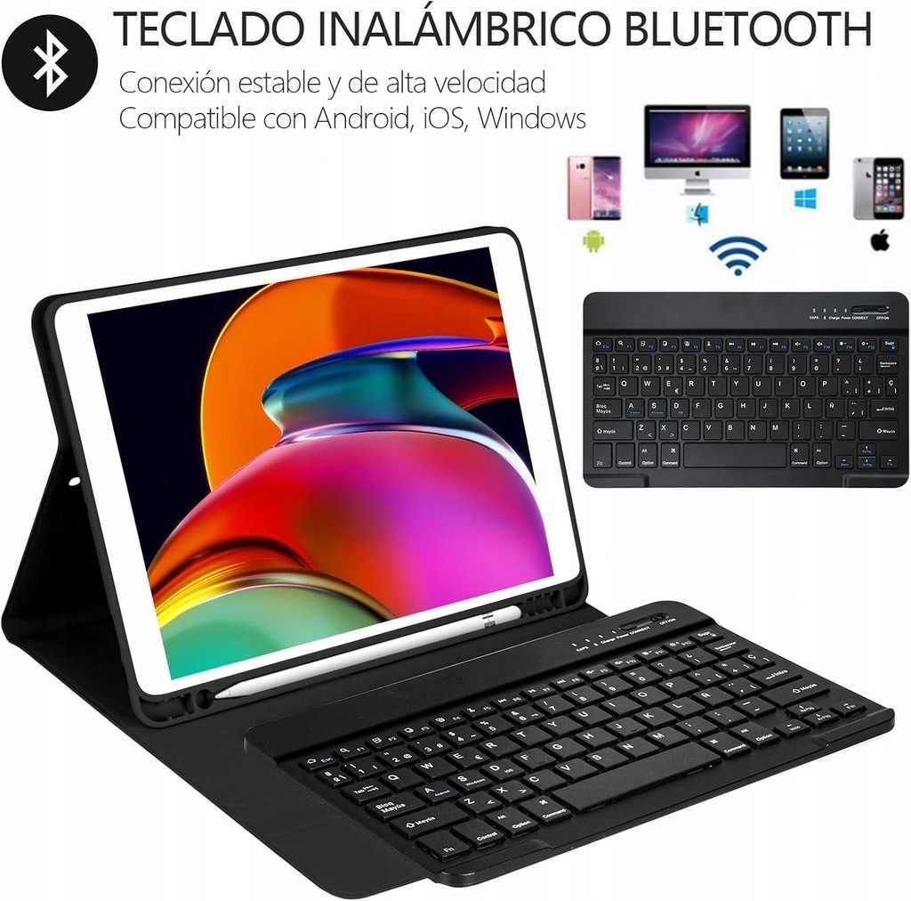 Etui z klawiaturą ESP do iPad 10.2 bezprz z miejscem na Apple PEN CZAR