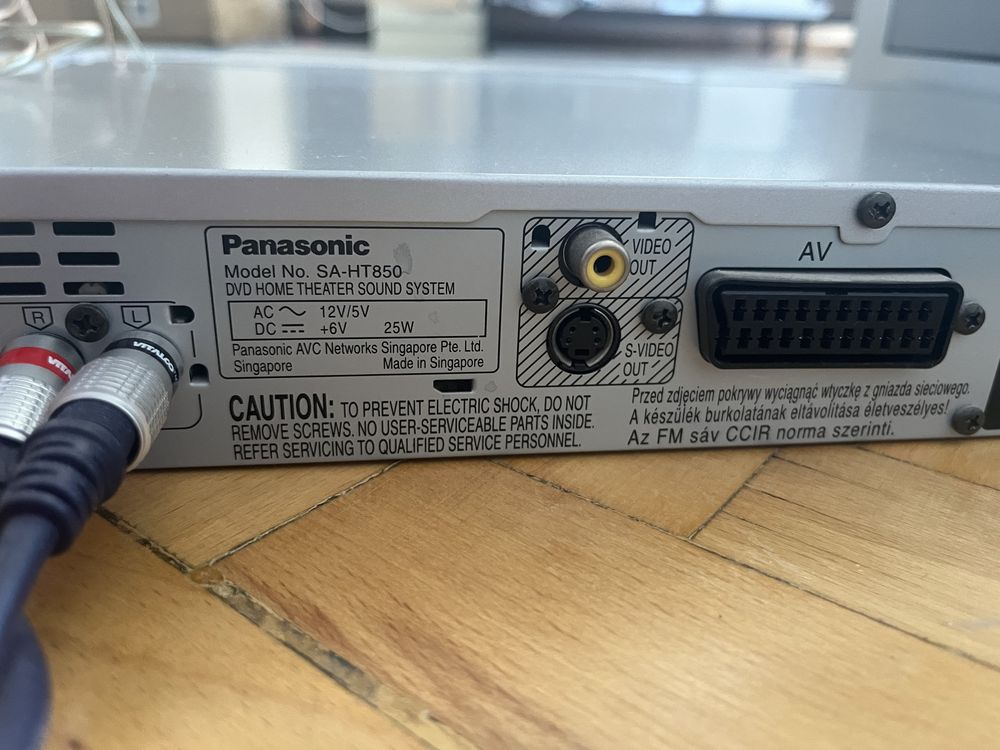 Kino domowe Panasonic SA-HT850 + SB-WA340 + 2x SB-FS900 + SB-PC701