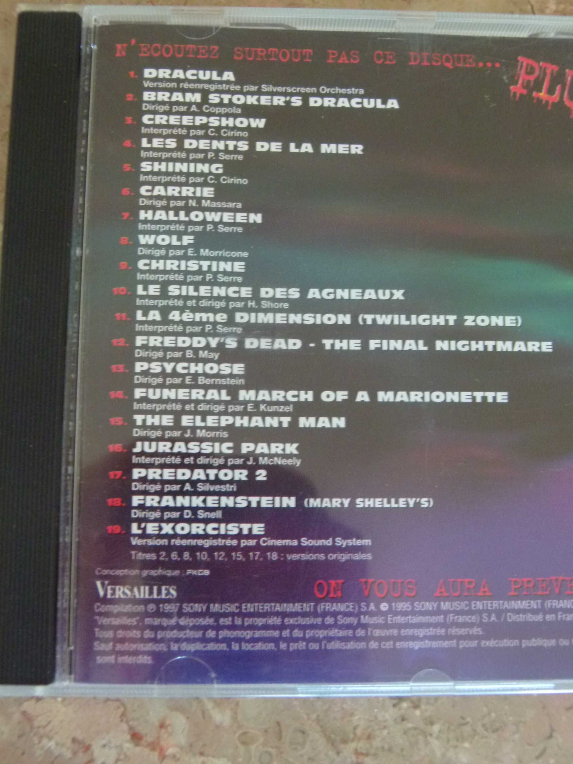 CD Plus de Peur (Mais medo) para Halloween