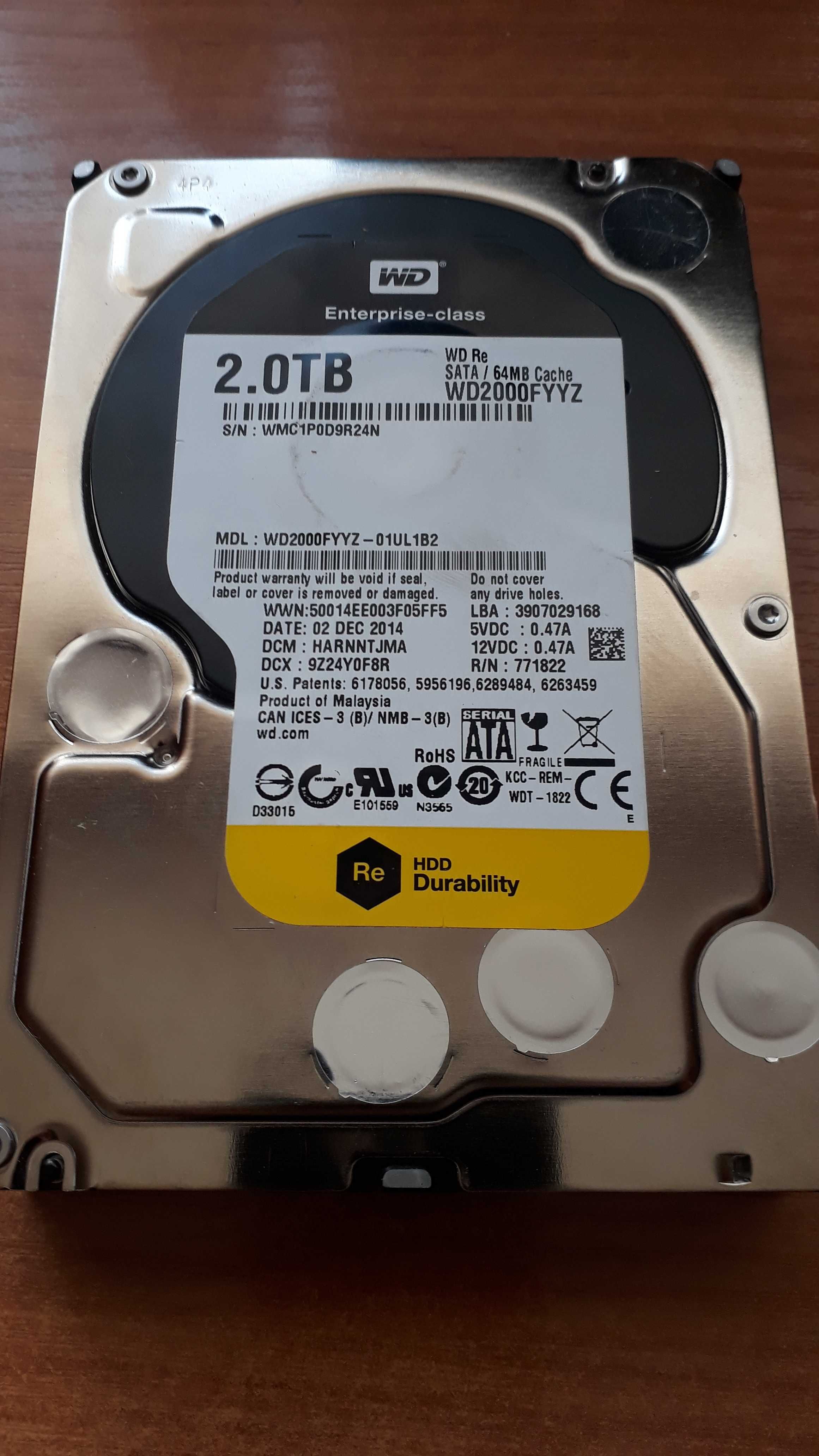 Жёсткий диск Western Digital 2TB