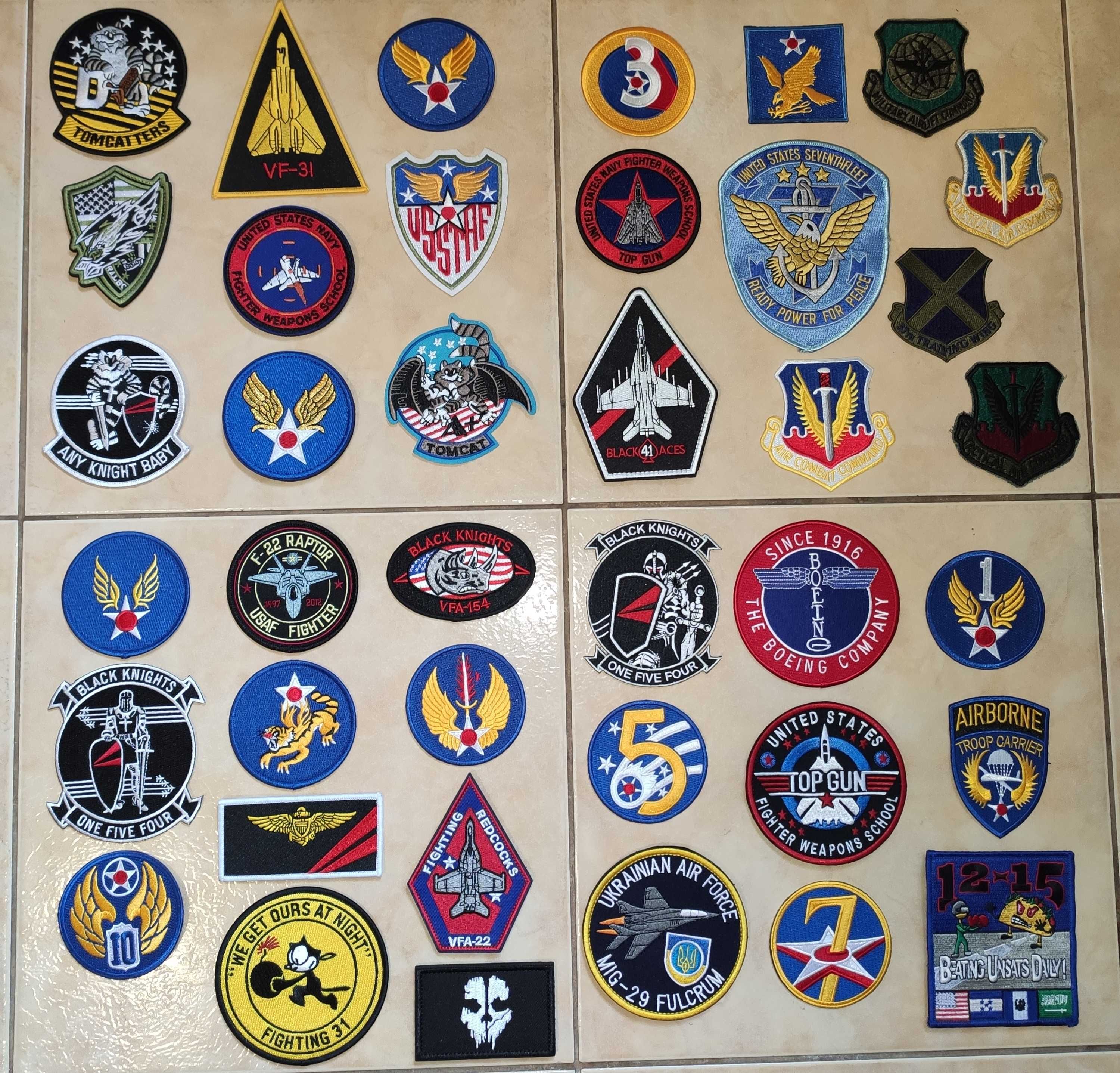 Нашивки Alpha Industries, Top Gun, USAF, Air Force Navy Army Airborne