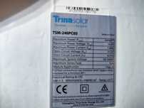 Panele fotowoltaiczne 240W Trina