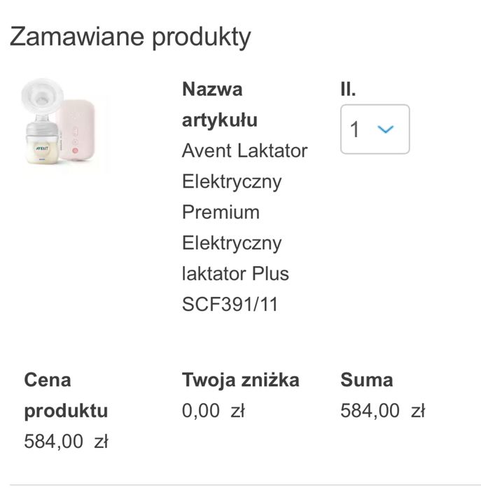 Elektryczny laktator Plus