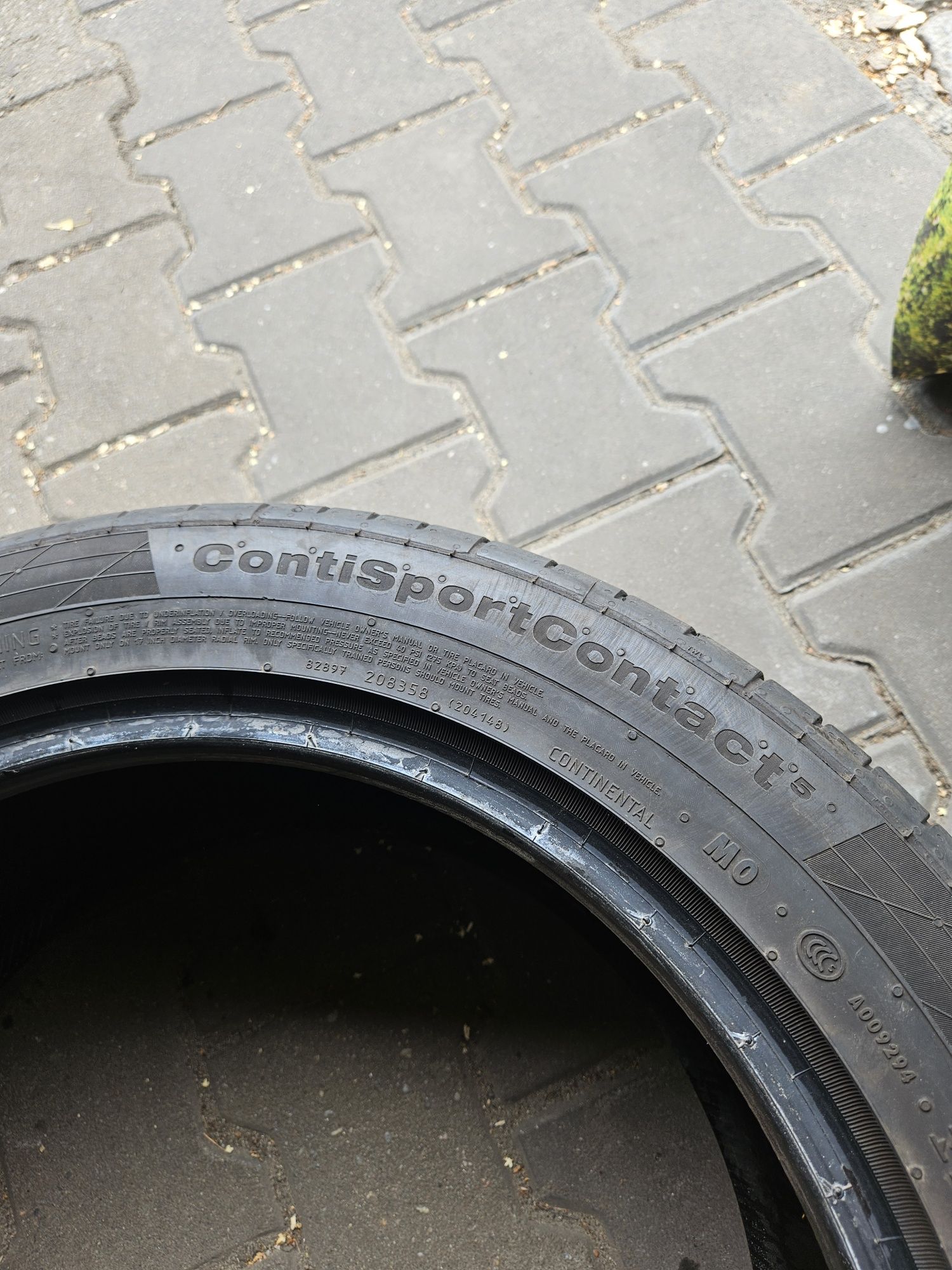 2szt 245/45/17 Continental 5mm dot4319r LATO