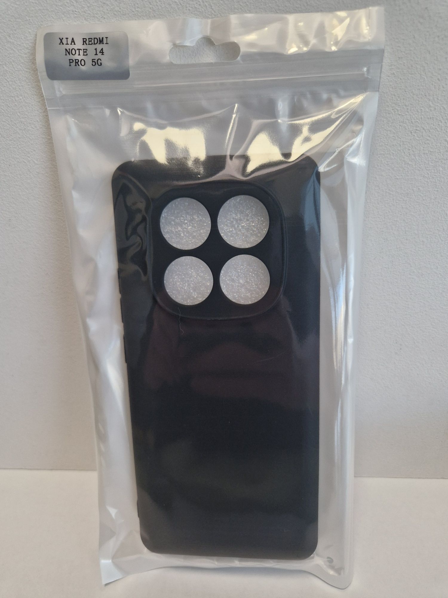 Back Case MATT do Xiaomi Redmi Note 14 PRO 5G Czarny