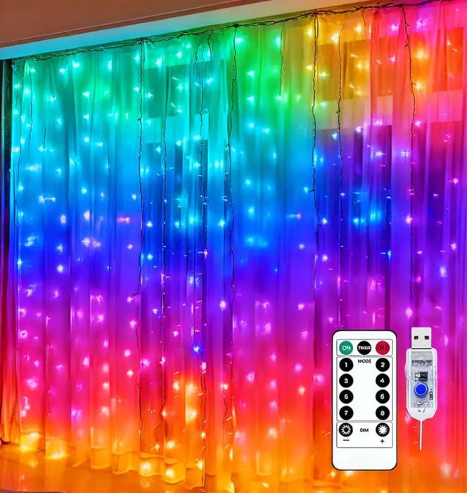 Girlanda LED kolorowa. Decoracyjnе, Wielokolorowe