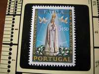Filatelia selos Portugal Cinquentenário das aparições de Fátima 1967