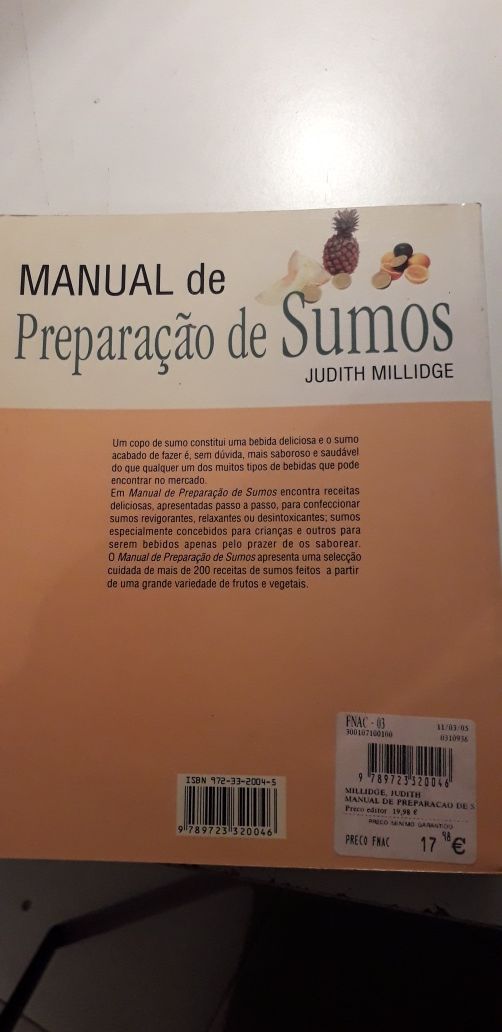 Manual de Preparação de Sumos - Judith Millidge