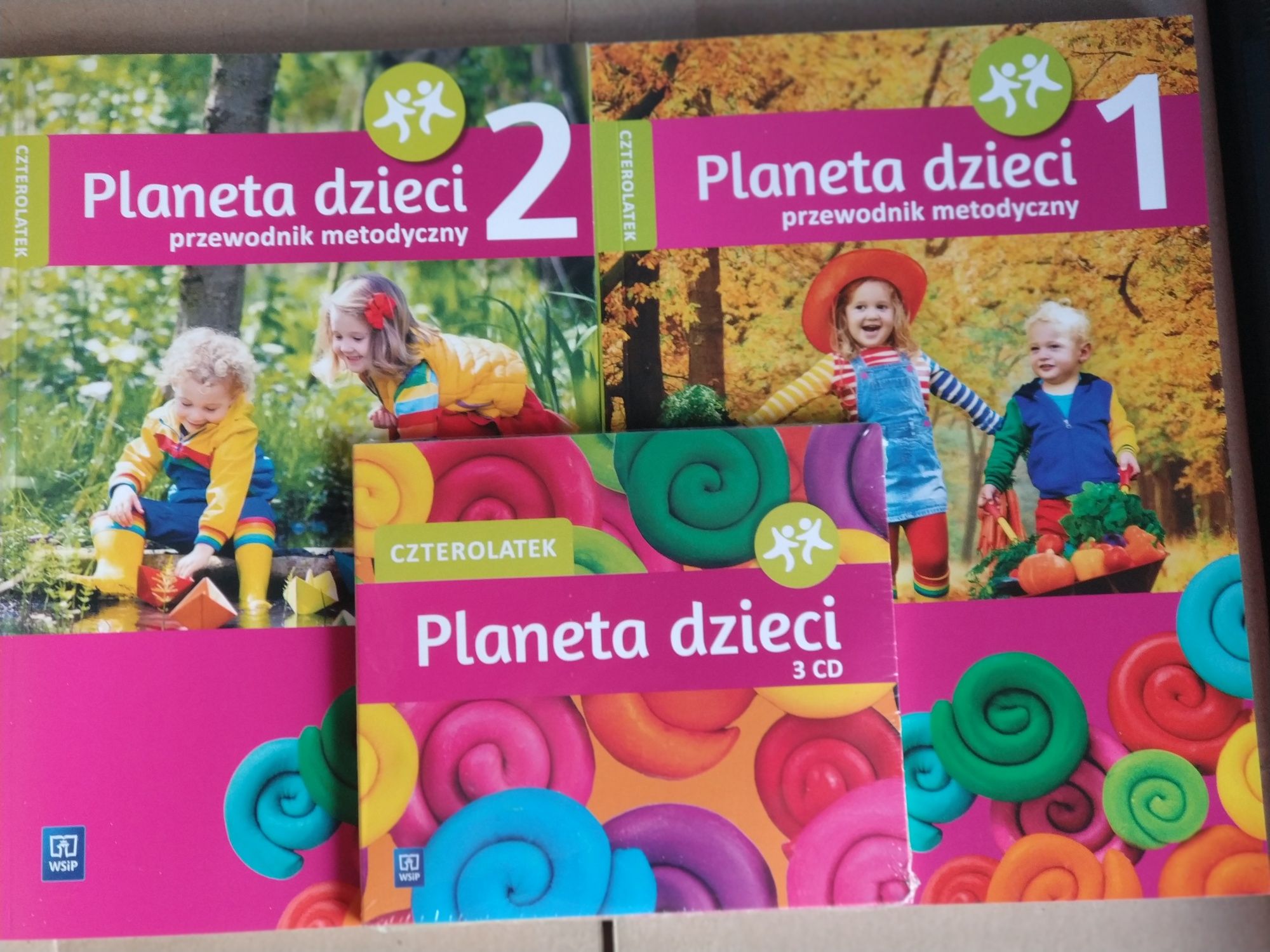 Przewodniki metodyczne Planeta Dzieci Czterolatek +CD